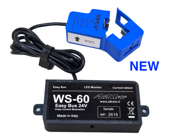 Clicca Qui per Descrizione Prodotto <br> Sensore amperometrico WS-60 bidirezionale cablato EasyBus